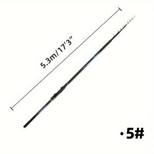TEMU HISTAR 카본 파이버 오프쇼어 낚시대 - 빠른 액션, 양손잡이용 그립, 바다 & 해안 낚시용