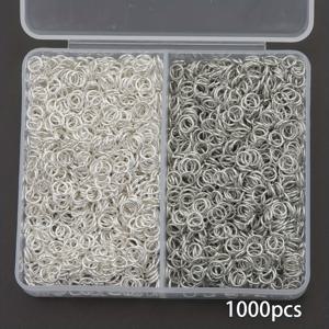 TEMU lobster clasps, open jump ring, closed ring, 4mm, 5mm, 6mm, 7mm, 8mm, 10mm DIY jewelry accessories, bracelet, necklace, keychain lock