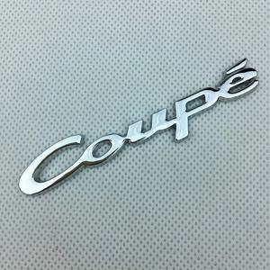 TEMU 1pc, 개인화 금속 스티커, COUPE 자동차 로고, 아름답고 실용적인 트렁크 배지 - 휀더 라벨 - 사이드 패널 라벨