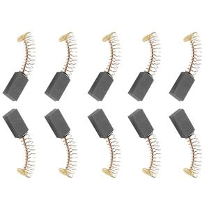 TEMU 10개 STONEGO 탄소 브러시 - 튼튼한 금속 소재, 5x8x13mm, 와이어 리드 및 링 터미널로 쉬운 설치, 로터리 해머 드릴/원형 톱/컷오프 톱/앵글 그라인더용, 산업용 도구 액세서리