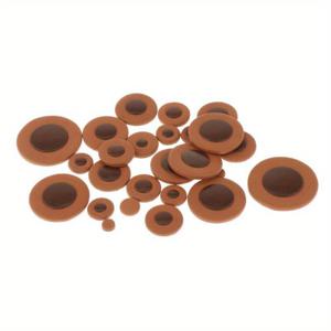 TEMU 알토/소프라노/테너 색소폰용 고품질 패드 - 목관 악기 유지보수 및 DIY 애호가를 위한 내구성 있는 인조 가죽 혼합 색상 교체 패드, 색소폰 액세서리