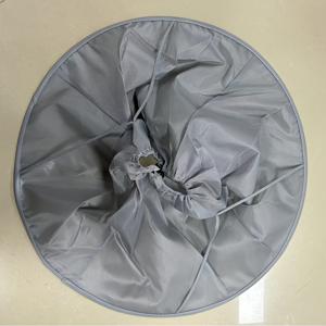 TEMU 조절 가능한 헤어 커팅 케이프 우산, 검은색 빗 포함 - 접이식, 나일론 살롱 숄 남성 및 여성용, 전문 및 가정용으로 이상적