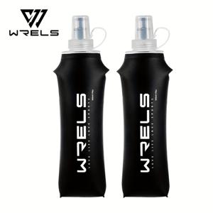 TEMU 2개 야외 스포츠 멀티 컬러 실리콘 소프트 물병, 접이식, BPA 프리, 야외 트레일, 사이클링, 러닝, 하이킹 및 등산용 휴대용 물 충전용 물병