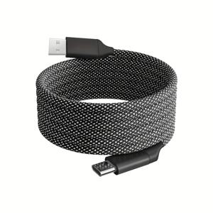 TEMU 자석식 100W 고속 충전 케이블 타입 C에서 USB C로, 데이터 충전 와이어