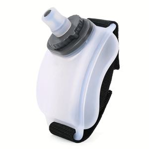 TEMU 1개 200ml 빠른 건조 손목 물병 - 러닝, 사이클링, 하이킹, 마라톤용 휴대용 핸즈프리 스포츠 음료 홀더 - 안전 스트랩이 있는 인체공학적 디자인, 매트 마감 피트니스 수화 팩, 체육관 및 야외 활동용 급속 보충