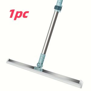 TEMU 1개 바닥 청소 마법 빗자루, 다기능 욕실 및 화장실 와이퍼, 실리콘 바닥 청소 빗자루, 1-4개의 머리카락 쓸어내는 마법 빗자루