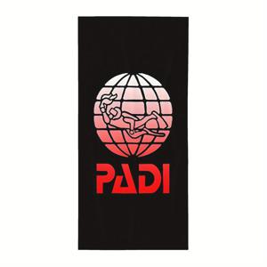 TEMU 1개 PADI 레드 비치 타월 - 세계지도 & 다이버 디자인, 250 GSM 헤비웨이트 오버사이즈 퀵 드라이 마이크로화이버, 수영장/해변/캠핑/여행용 - 여름 휴가 필수품 및 크루즈 액세서리