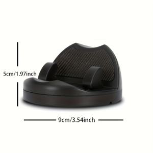 TEMU 360도 회전 가능한 GPS 차량 브래킷, 번호판 디스플레이 ABS 사각형 플레이트 브래킷, 편리한 휴대폰 접근성, 블랙 선택 가능, 자동차 브래킷 | 회전식 브래킷 | 안전 휴대폰 홀더, 차량용 브래킷