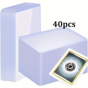 TEMU 1세트 PVC 탑로더 카드 홀더, 3