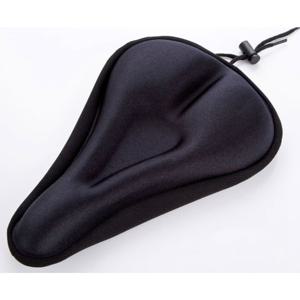 TEMU PLATT 컴포트 젤 자전거 시트 커버 - 통기성 좋은, 두꺼운 폼 안장과 미끄럼 방지 안감, 산악 자전거용, 블랙