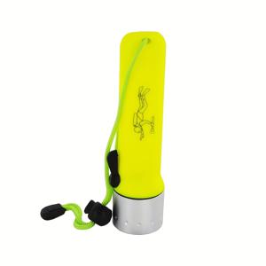 TEMU 1개 슈퍼 LED 다이빙 손전등, 플라스틱 램프 쉐이드, 배터리 구동, LED 광원, 다이빙, 낚시, 탐사, 비상 사용을 위한 전문 수중 조명