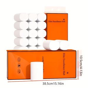 TEMU 16개 목재 펄프 화장지 - 5중 두꺼운, BPA 프리, 무향, 재활용 가능, 린트 없는 코어리스 롤, 가정용, 상업용, RV, 캠핑 및 해양 사용|화장지