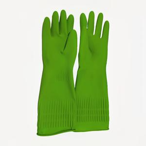 TEMU 2pcs 고라텍스 식기세척용 장갑 - 녹색 및 검정색, 가정 청소, 주방 사용, 세탁 및 차 세척을 위한 두꺼운 및 확장된 장갑 - 알코올 함유 없음, 가정용 청소 장갑 | 다용도 청소 장갑 | 내구성 있는 고무 장갑, 식기세척용 장갑