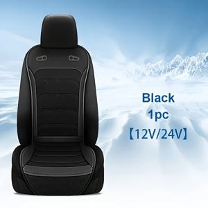 TEMU 1인용 공기 흡입 냉각 자동차 시트 커버 앞좌석, 12V/24V 순환 환기 냉각 차량 좌석 쿠션, 여름 냉각 시트 쿠션이나 SUV 트럭에 적합한 범용 스타일, 여름 도로 여행에 완벽|통풍시트
