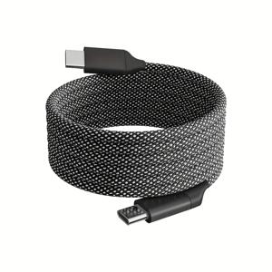 TEMU 자석식 100W 고속 충전 케이블 타입 C에서 USB C로, 데이터 충전 와이어|C타입충전기
