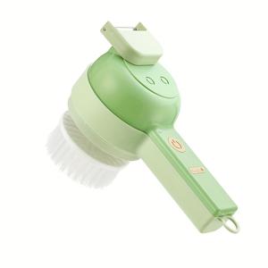 TEMU 4-in-1 휴대용 전기 채소 다지기 세트, 과일, 채소, 고기용 무선 식품 프로세서 - USB 전원, ≤36V, 투명한 뚜껑과 보호 메쉬 커버가 있는 컴팩트한 디자인, 채소 슬라이서 및 다지기|야채탈수기|야채다지기