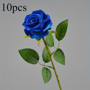 TEMU 10개 세트의 생동감 있는 천 장미 - 결혼식 & 약혼 장식, 홈 액센트에 완벽함
