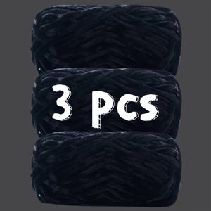 TEMU 300g 100g*3 고품질 벨벳 셔닐 원사 3개 묶음, 부드럽고 섬세함, 연한 베이지 색상의 따뜻함, 탈모가 적음, 후크 뜨개질 스웨터, 재킷, 슬리퍼, 모자 및 DIY 다양한 수공예에 사용