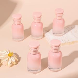 TEMU 5개입 30ml 화려한 유리 스프레이 병 - 누수 방지 및 리필 가능, 향수 및 메이크업 샘플에 적합, 여행용 컬러캡, BPA 프리
