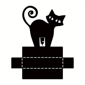 TEMU 1개 고양이 향로 및 모기장 홀더 - 블랙 메탈 스파이럴 디자인 데이지 악센트, 집, 캠핑, 파티오, 명상, 요가, 스파 장식에 완벽함, 명상 액세서리 | 장식용 코일 홀더 | 슬릭한 블랙 마감