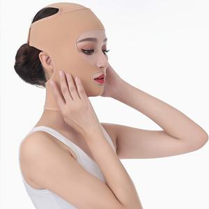 TEMU 1개 V자형 얼굴 컨투어 밴드 - 3D V라인 리프팅, 이중 턱 감소 & 귀 구멍 보호, 통기성 원단, 편안한 착용감 대형 사이즈, 전동 없이 사용 가능한 턱선 정의 및 콧볼 주름 조임, V자 디자인, 귀구멍 정렬 도구, 무봉제 핏, 가벼운 지지대, 뷰티 액세서리, 미용 루틴