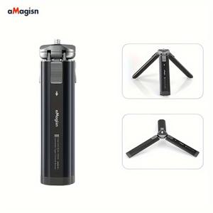 TEMU 데스크탑 미니 삼각대 메탈 카메라 스탠드, DJI 액션 5 프로/3, 포켓 2/ 11 10 6 5 4 및 인스타360 에이스 프로 Ace Pro 2, Ace X5 X4 X3 X2 호환용 싱글 레그 베이스