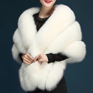 TEMU 여성용 따뜻한 코트, 미크 털로 장식되어 있으며, 결혼식, 파티, 야외 행사에 적합하며, 스카프와 함께 착용할 수 있습니다.