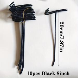 TEMU 10pcs 내구성이 뛰어난 철제 미완성 후크, 디스플레이 및 조직을 위한 - 보석, 휴대폰, 슈퍼마켓 선반에 대한 다목적 사용을 위한