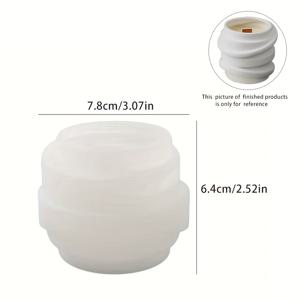 TEMU 1pc 실리콘 촛대 주전자 모양 - 독특한 불규칙한 모양으로 레진, 석회석, 시멘트, 콘크리트 캐스팅에 이상적 | DIY 공예 및 촛대 제조 용품, DIY 공예 용품에 이상적 | 현대적인 촛대 홀더 | 내구성이 뛰어난 실리콘 모양