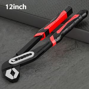 TEMU 1pc 다기능 워터 펌프 플라이어 조절 가능한 헤비 듀티 렌치 8