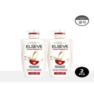 [로레알파리] [SSG 단독기획세트] 로레알파리 TR5 리페어링 샴푸 410ml 2개
