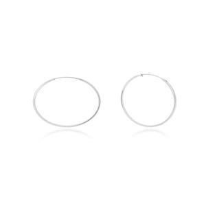 [아티카] 30mm Basic Hoop Silver Earrings