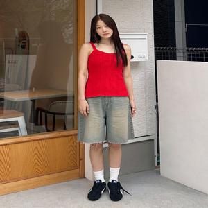 [마가린 핑거스] 데님 버뮤다 팬츠