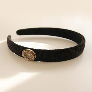 [제이로렌] Antique Casting Suede Hair Band H01113