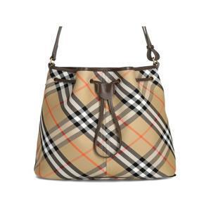 [버버리] 체크 미디움 8093869 LL MD DRAWSTRING BUCKET CJ1 숄더백 크로스백 버킷백