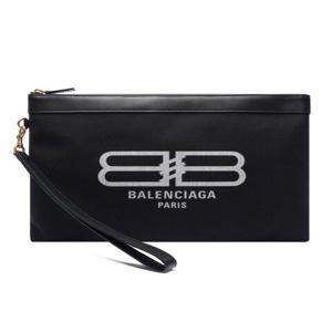 [발렌시아가] 22SS 여성 BB 로고 프린트 클러치백 (695538_2108S_1090_22S)