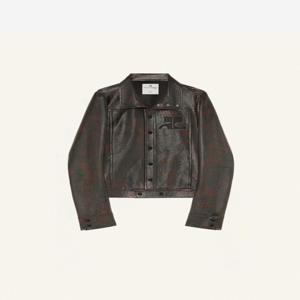 [꾸레쥬] TURTOISE ICONIC VINYL JACKET 323CBL005PR0006 I017 HAVANA/TORTOISE