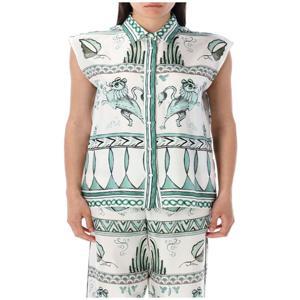 [파비아나 필리피] [파비아나필리피] SS25민소매 셔츠 CAD275F597L455VR1
