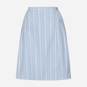 [써스데이 아일랜드] 체크 랩 A라인 스커트_T254MSK235W