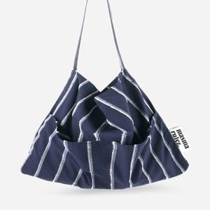 [마스마룰즈] Rabbit eco bag_Wide navy