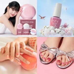 [데싱디바/OPI/반디네일/엣지유] 손끝 발끝에 찾아온 청량한 여름 네일팁&페디팁 여름시즌특가