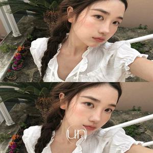 [여름신상????] 언유즈얼리 소피 프릴 반팔 블라우스 프릴블라우스/여름블라우스/반팔블라우스/셔링블라우스/코튼블라우스/리본블라우스/퍼프블라우스/휴양지/썸머룩/바캉스/휴가룩