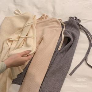 [단독]제니아 언발 골지 니트 4color [원숄더/사선/스트랩/오프숄더/봄이너/간절기/슬림핏/여리핏/페미닌/데일리룩/러블리/하객룩/출근룩/데이트룩/주말룩/연말룩/크리스마스룩]
