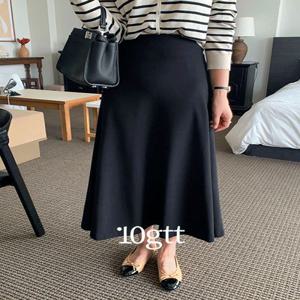 [단독][????1만장판매/자체제작][롱스커트/플레어스커트] 말랑쫀쫀 밴딩 플레어 a라인 롱 치마 스커트 여름 3083