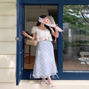 [단독][???? 5천장돌파, 시그니처????][ ???? Dia ] 릴리 체크 스커트 (2color)(A라인/플레어/머메이드/롱/여름/치마/여름/휴가/바캉스/데일리/하객/데이트/러블리/룩)