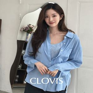 [⛅살안타템][찰랑셔츠] 쿨셔츠+민소매 세트_CVYWF3703N