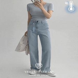 [140.150ver] (예쁘진)쿨링슬랍와이드롱팬츠 -키작녀/기장선택/1color/4size