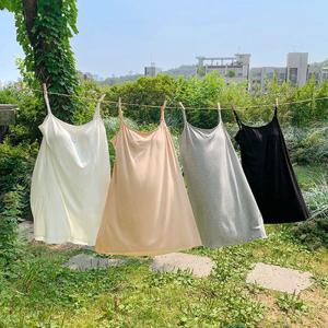 [자체제작]+2cm 캡내장 브라프리 에어나시 모달 이너원피스