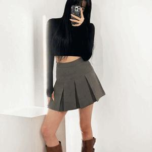 [????당일출고????/ 리뷰1000건돌파❤️‍????] 2color 핏보장 잘록허리 속바지내장 주름 테니스 여신핏 여친룩 스쿨룩 가성비 짧은치마 데이트룩 데일리룩 A라인 데일리치마 러블리 트윈룩 시밀러룩 하이틴 여름치마 주름스커트 하이웨스트 잼잼 플리츠 미니스커트