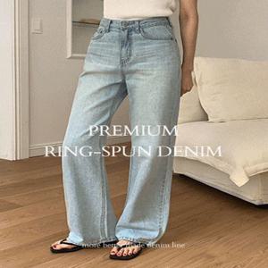 [10년경력데님디자이너/프리미엄링사/하객룩도OK][made] Better Jeans (No.274) 링사 스트레이트 데님 팬츠 [2Types기본/롱(+5cm)] (여름/데일리/데일리룩/출근룩/데이트룩/링사/스트레이트/데님)